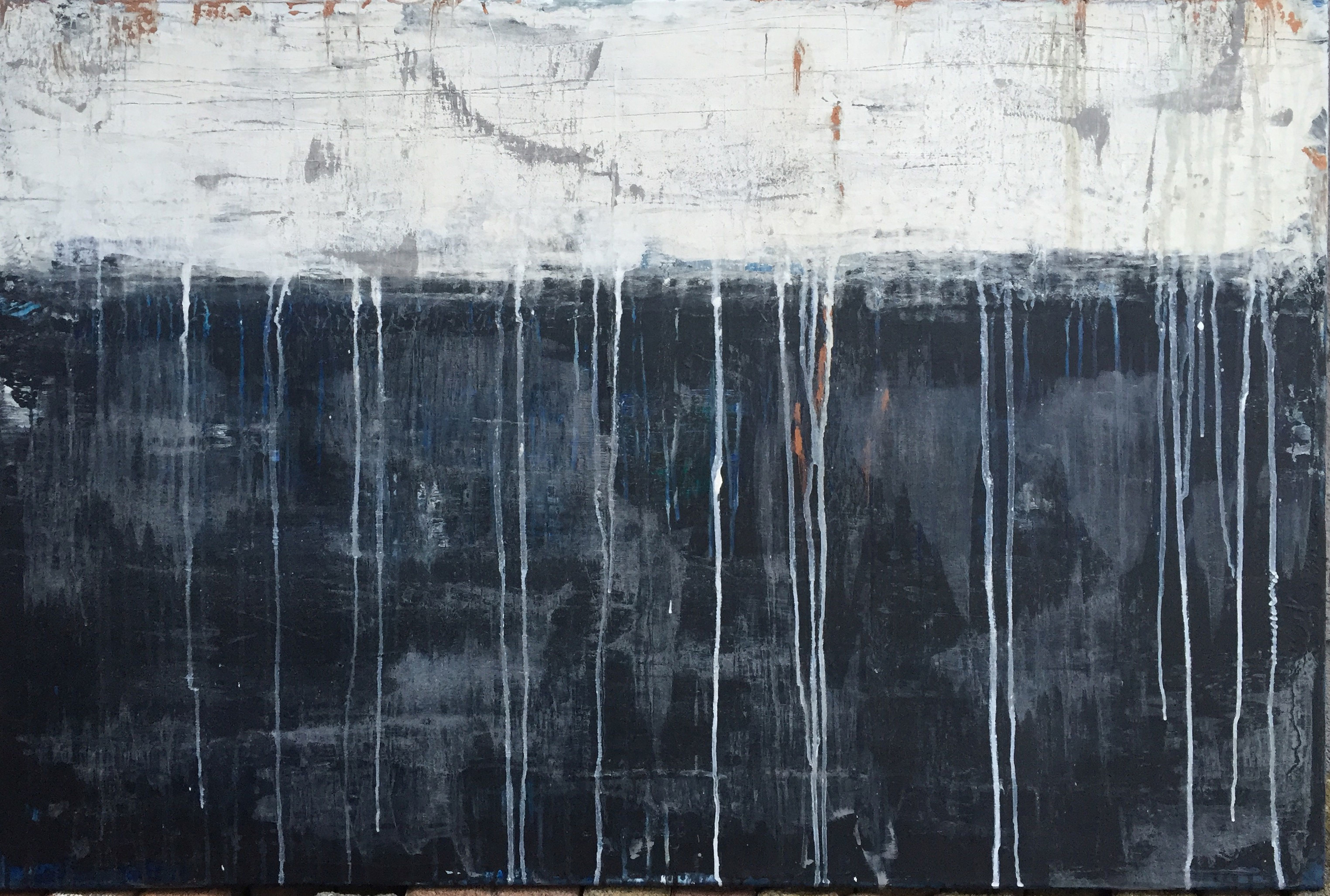 Roger König, 1121 antique white drips/dark blue Roger König, 1121 antique white drips/dark blue