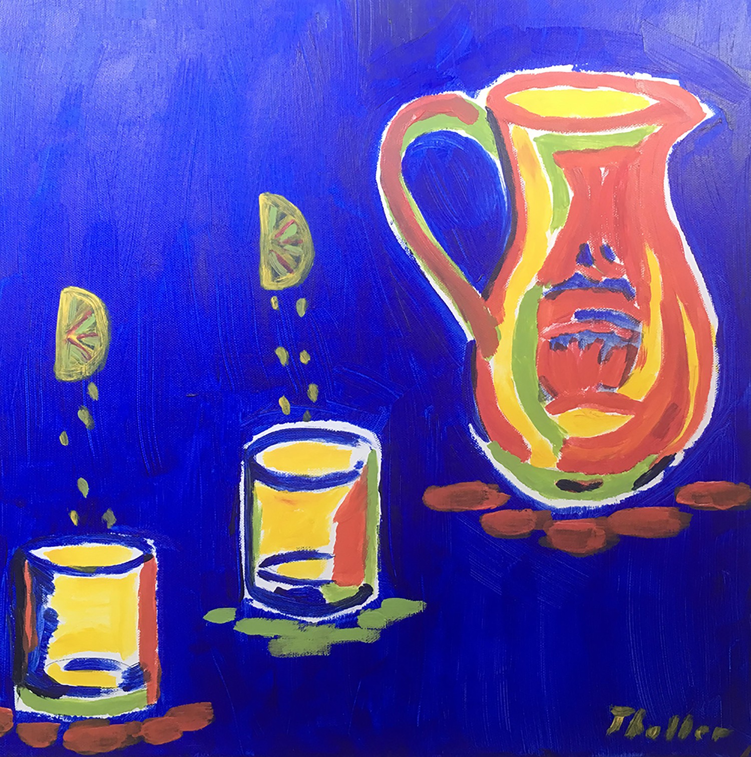 Karin Thaler, Jugs with lemons Karin Thaler, Jugs with lemons