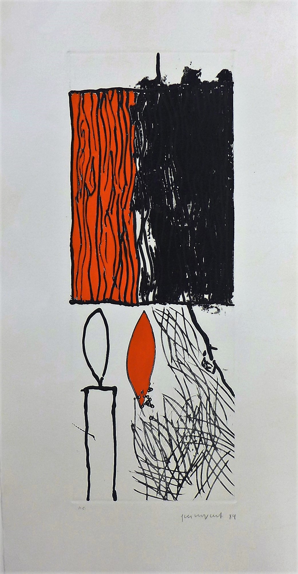 Josep Guinovart, L'espelma Josep Guinovart, L'espelma