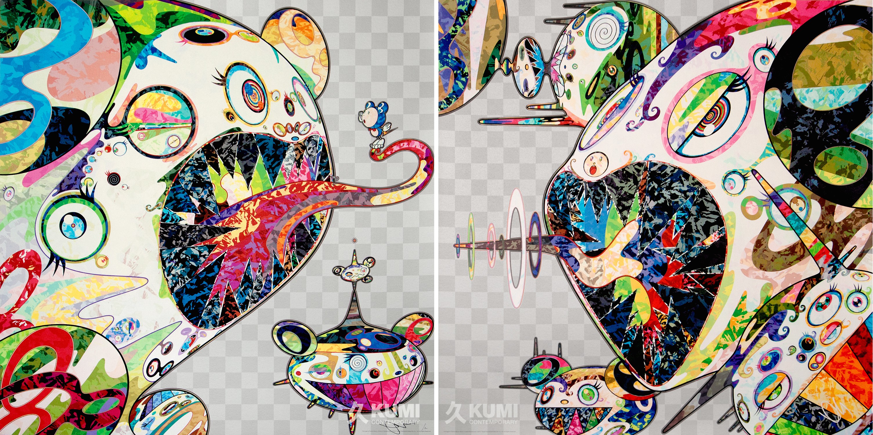 Takashi Murakami, Homage to Francis Bacon Set Takashi Murakami, Homage to Francis Bacon Set