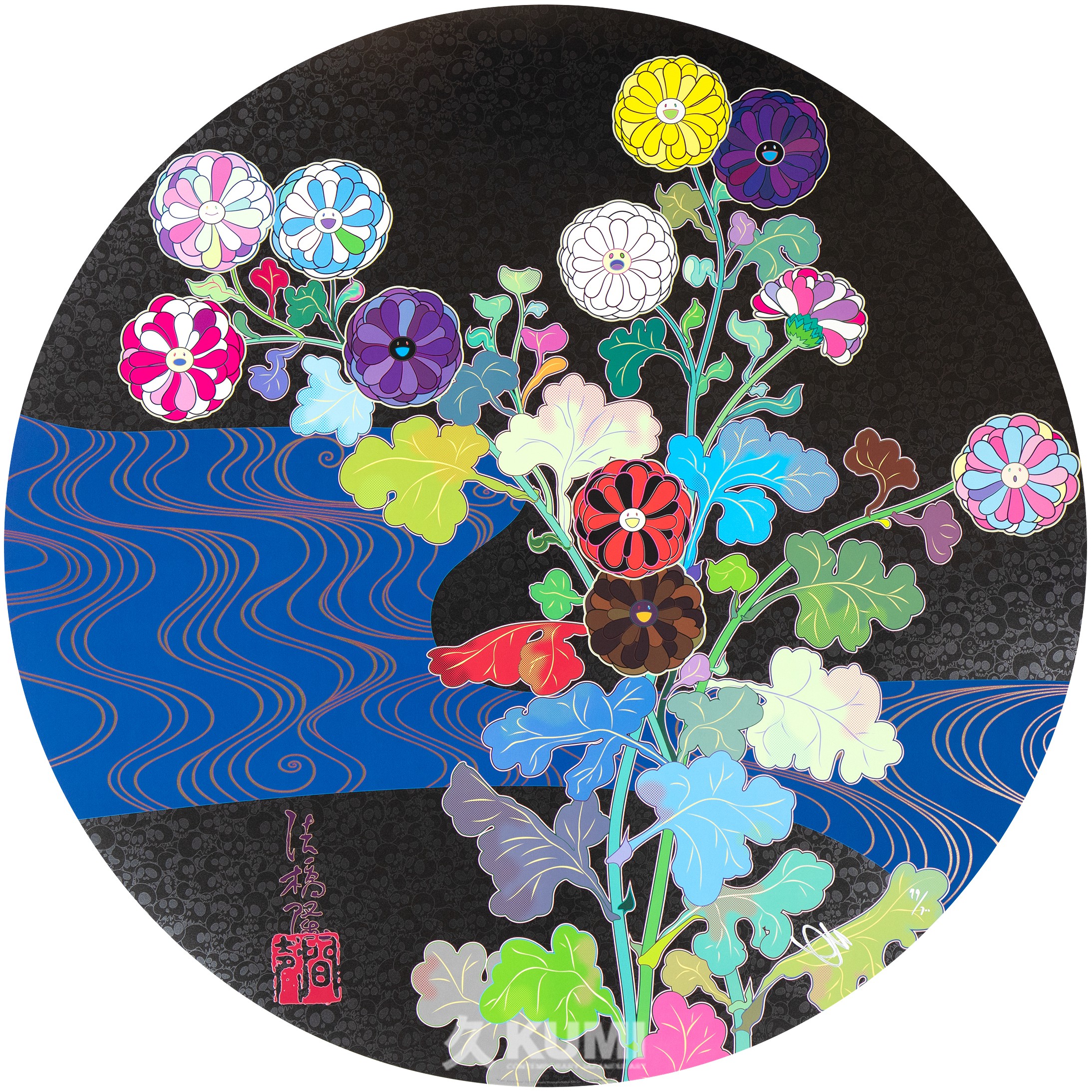 Takashi Murakami, Korin: Azure River Takashi Murakami, Korin: Azure River