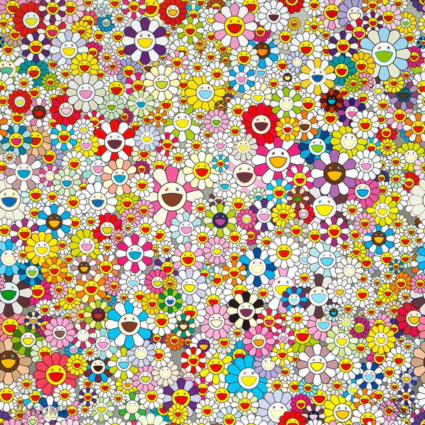 Takashi Murakami, Flowers Blooming in This World and the Land of Nirvana, 5 Takashi Murakami, Flowers Blooming in This World and the Land of Nirvana, 5