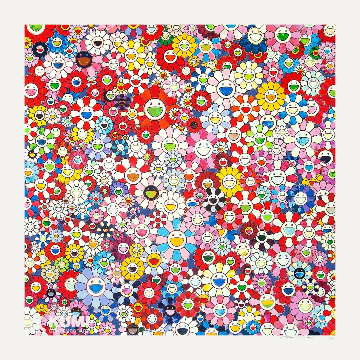 Takashi Murakami, Shangri-la Shangri-la Shangri-la Pink Silkscreen Takashi Murakami, Shangri-la Shangri-la Shangri-la Pink Silkscreen