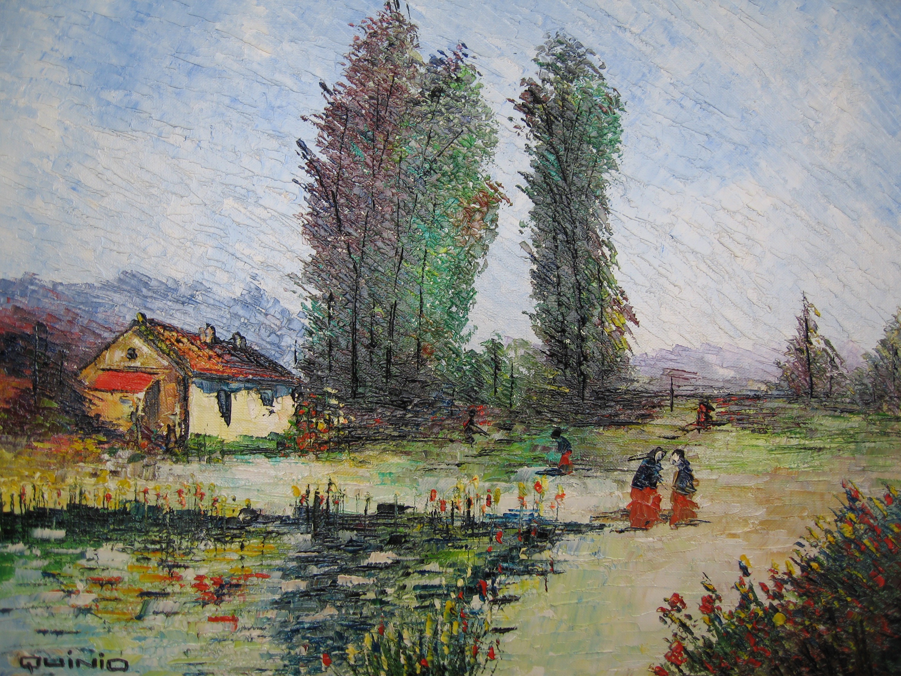 Georges R. Quinio, Femmes à la Campagne Georges R. Quinio, Femmes à la Campagne