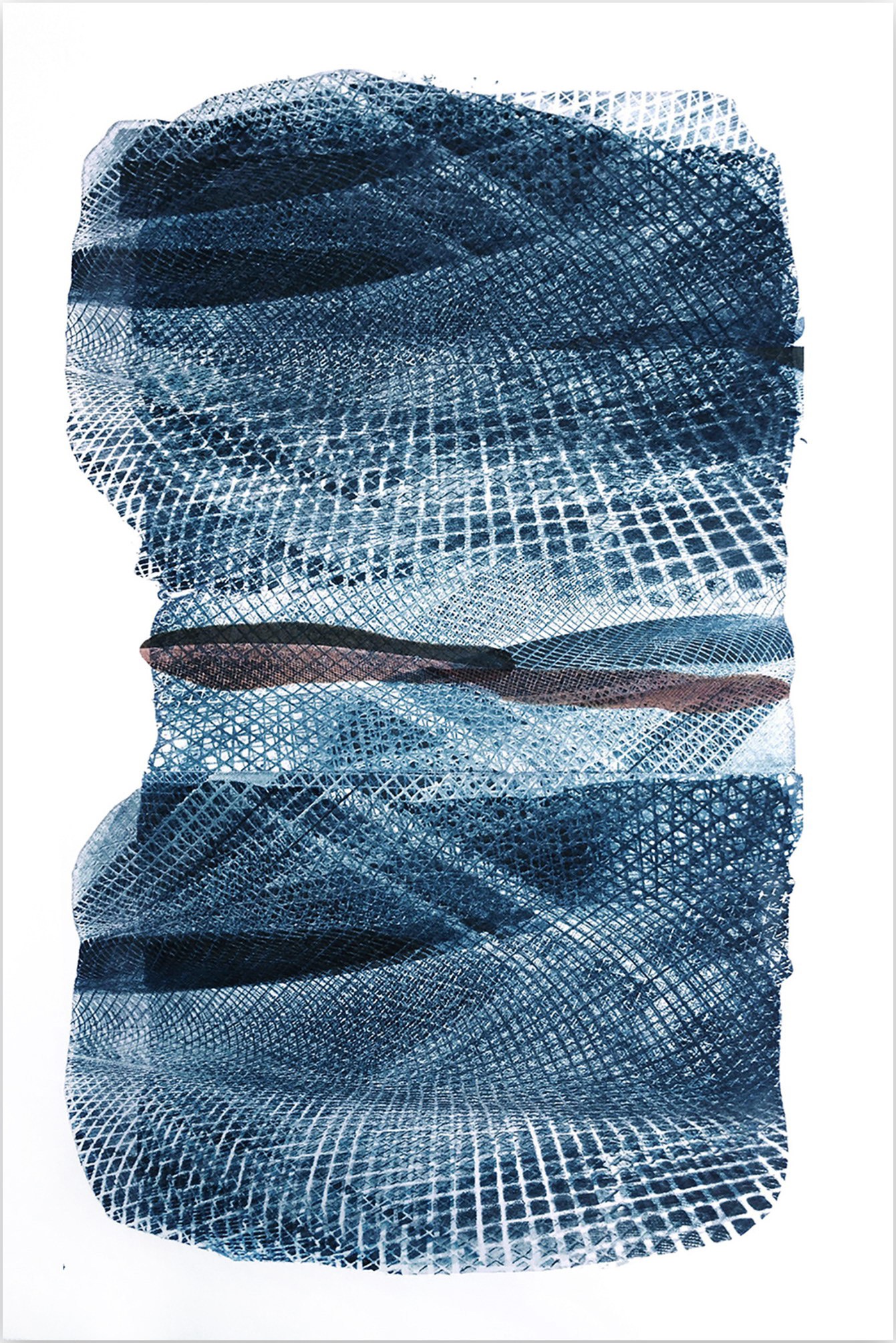 Marcy Rosenblat, Blue Netting Marcy Rosenblat, Blue Netting