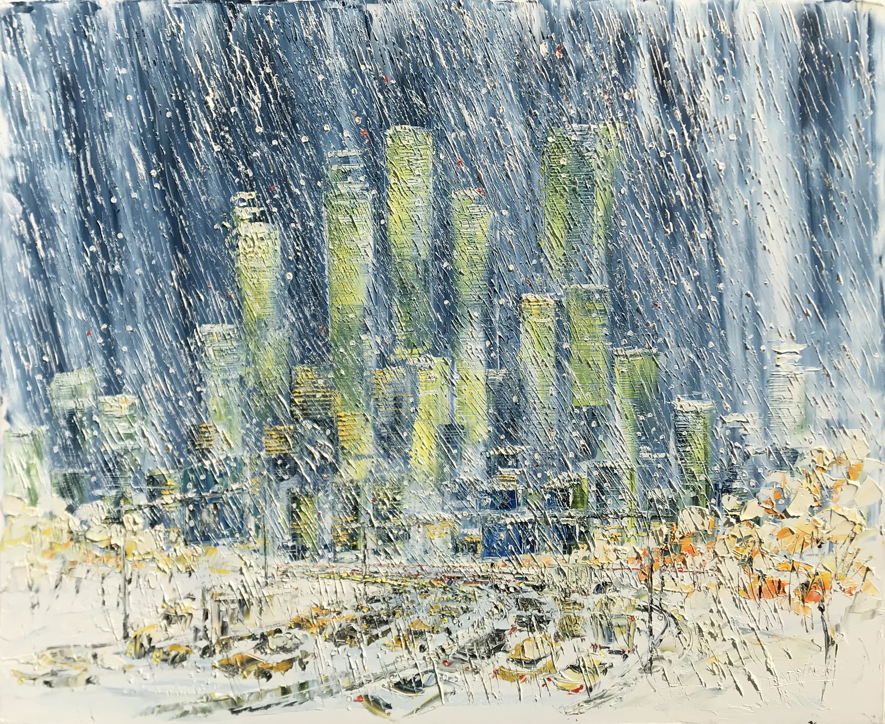 Pierre Barillot, Les tours sous la neige Pierre Barillot, Les tours sous la neige