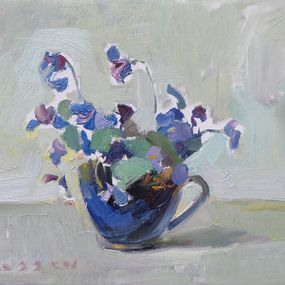 Painting, Violets, Ivan Russev