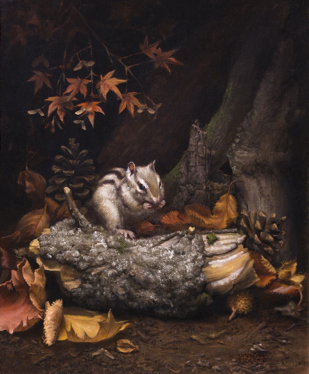 Lyubena Fox, Autumn Chipmunk Lyubena Fox, Autumn Chipmunk