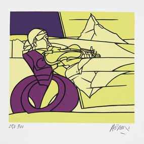Print, Studio per fantasia per violino, Valerio Adami