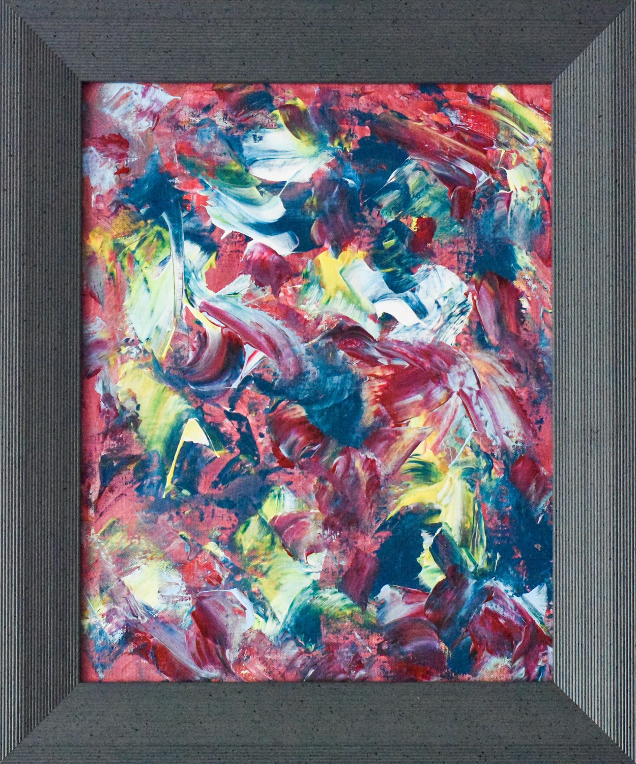 Gina Vor, Red Abstraction - Rouge Abstrait Gina Vor, Red Abstraction - Rouge Abstrait