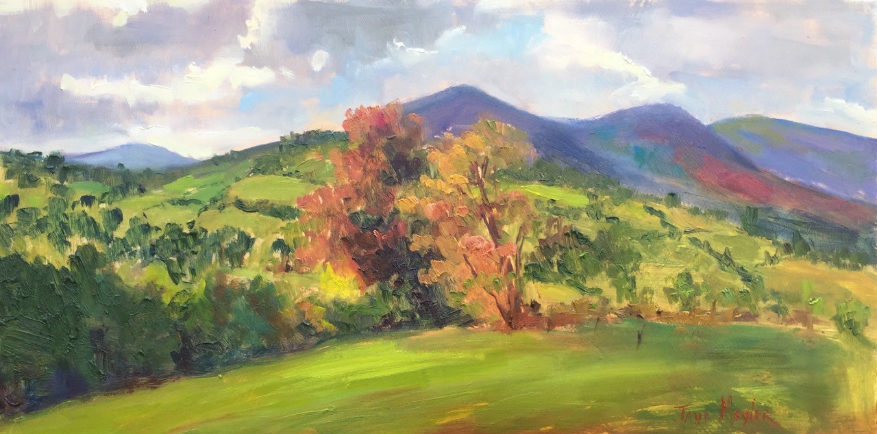 Jane Meyler, Autumn light on Irish fields Jane Meyler, Autumn light on Irish fields
