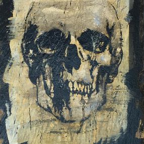 Painting, Skull, David Le Gouar