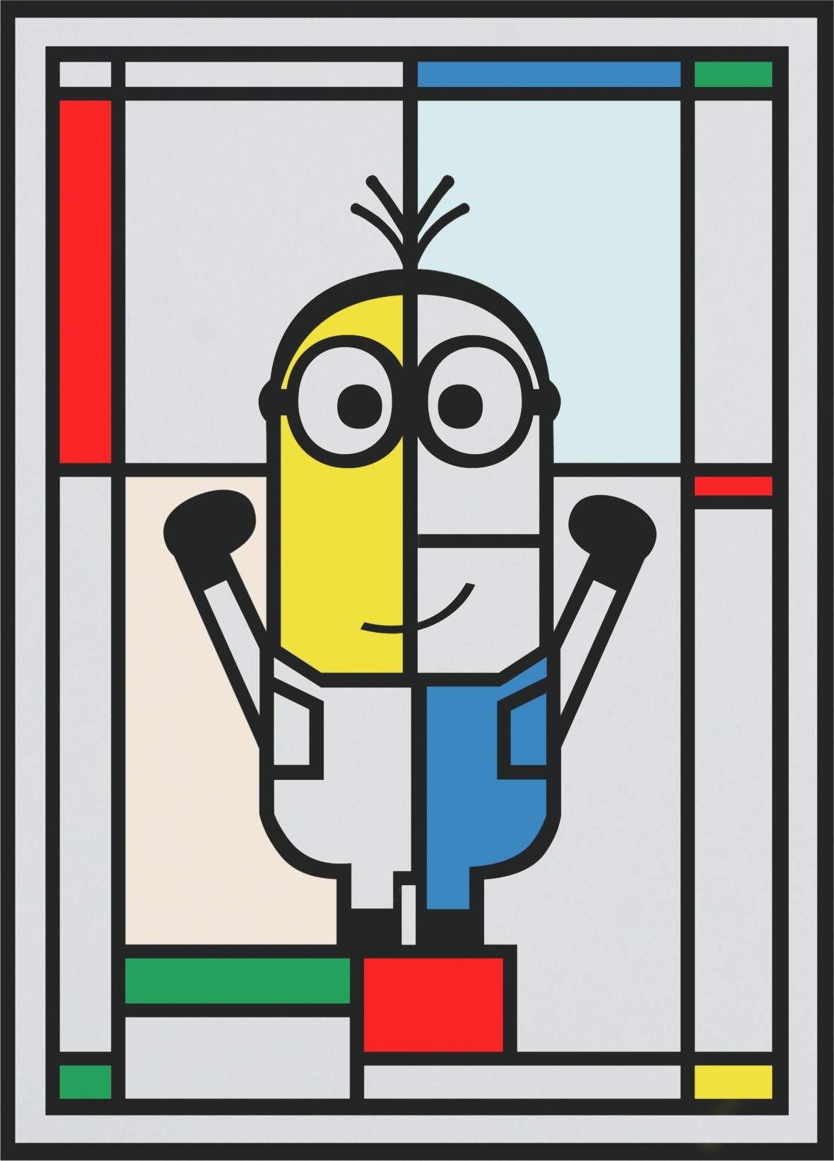 Art Grafts, Mondrian Minion Art Grafts, Mondrian Minion