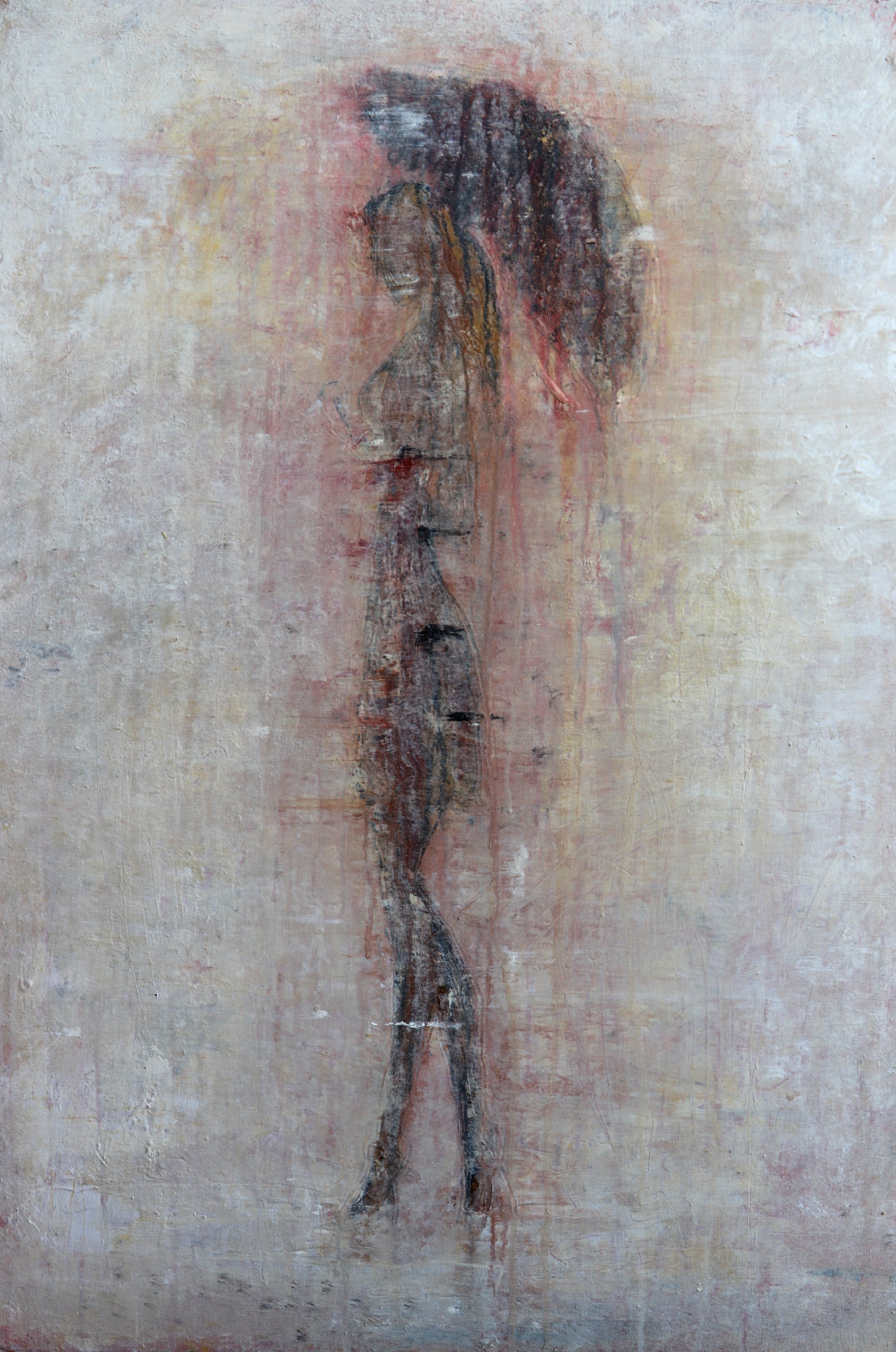Roger König, Abstract Girl in the Rain No.8 Roger König, Abstract Girl in the Rain No.8