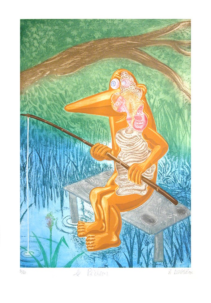 Hervé Di Rosa, Le pêcheur Hervé Di Rosa, Le pêcheur