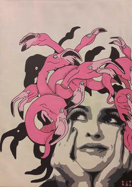 Pintura, Medusa Flamingo, B.AX