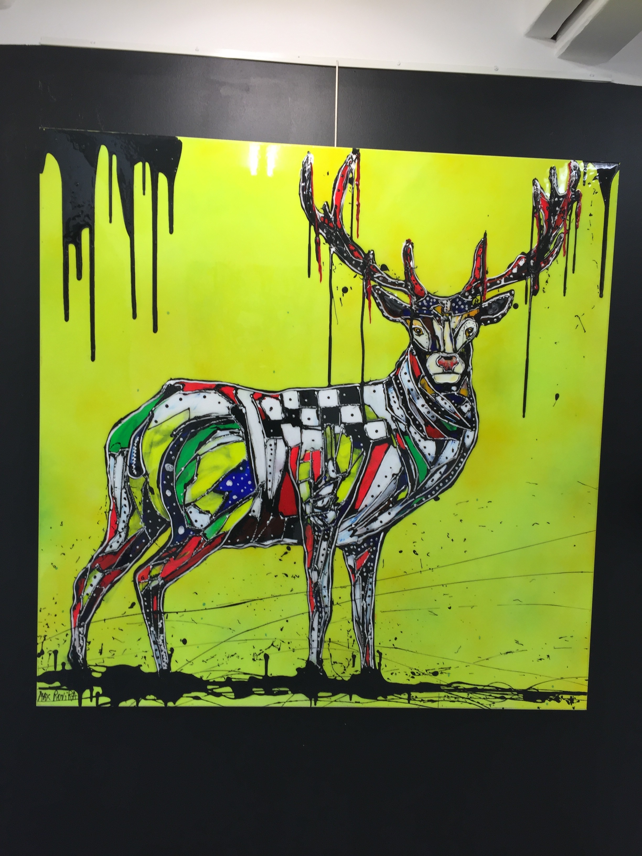 Cerf Pop Art by Max Rovira, 2018 | Painting | Artsper (435228)