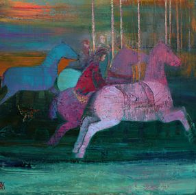 Gemälde, Manège enchanté, Jean-Jacques Kugel