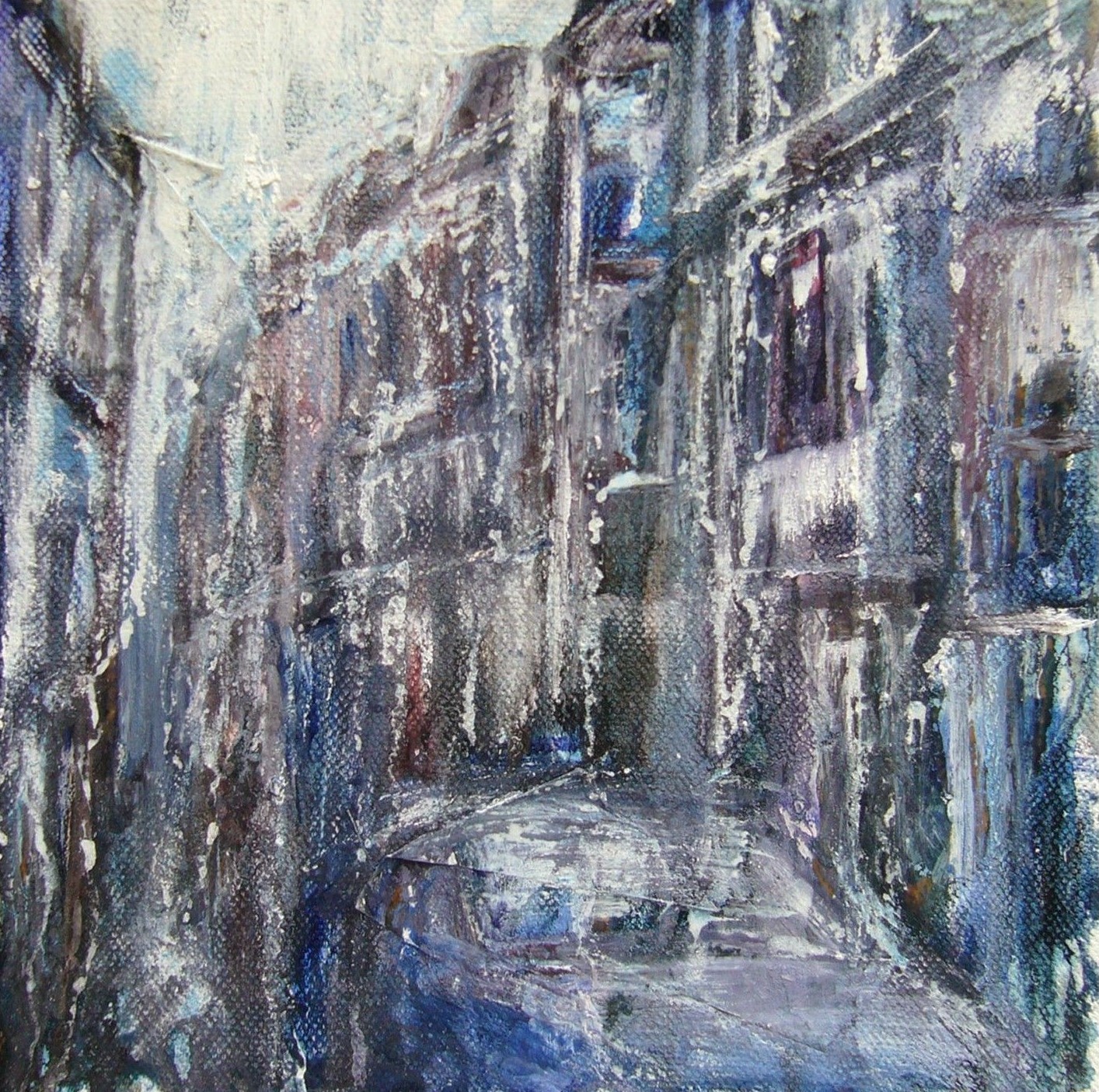 Bernadette Broussal, Rue, version bleue Bernadette Broussal, Rue, version bleue