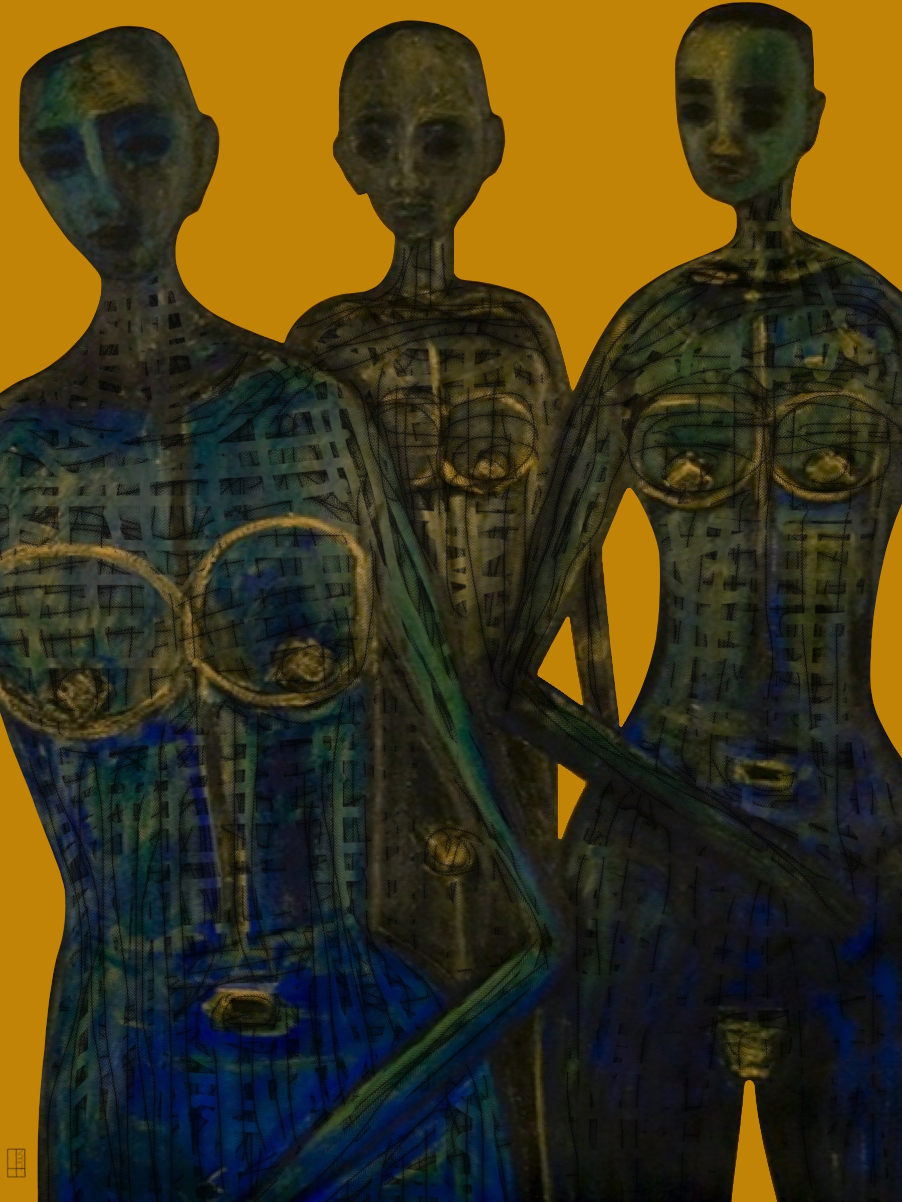 Evelyne Huet, Les Trois Grâces Evelyne Huet, Les Trois Grâces