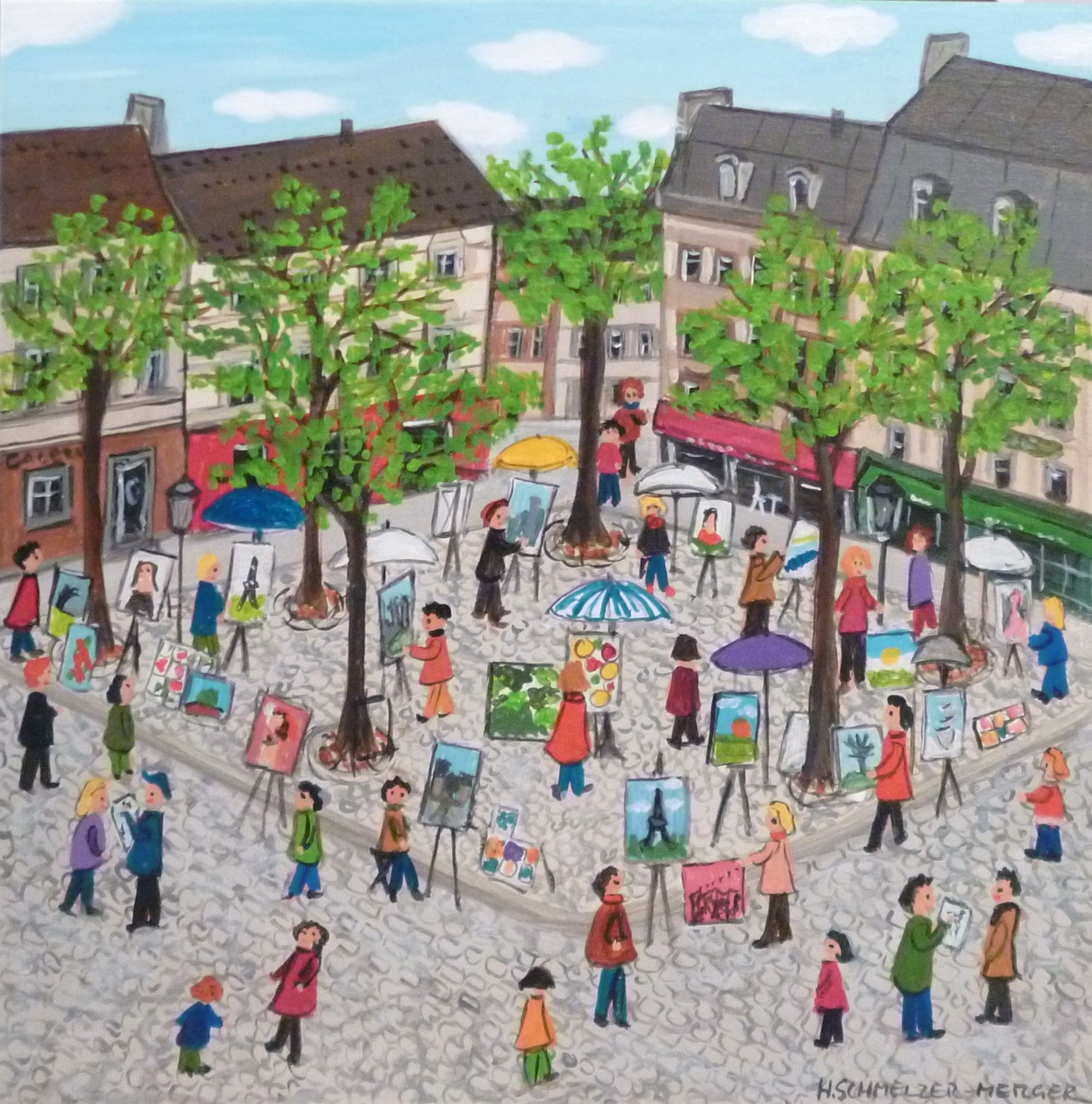 Heidi Schmelzer, Place du Tertre Heidi Schmelzer, Place du Tertre