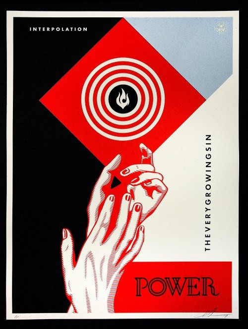 Shepard Fairey (Obey), Interpolation Black White Shepard Fairey (Obey), Interpolation Black White