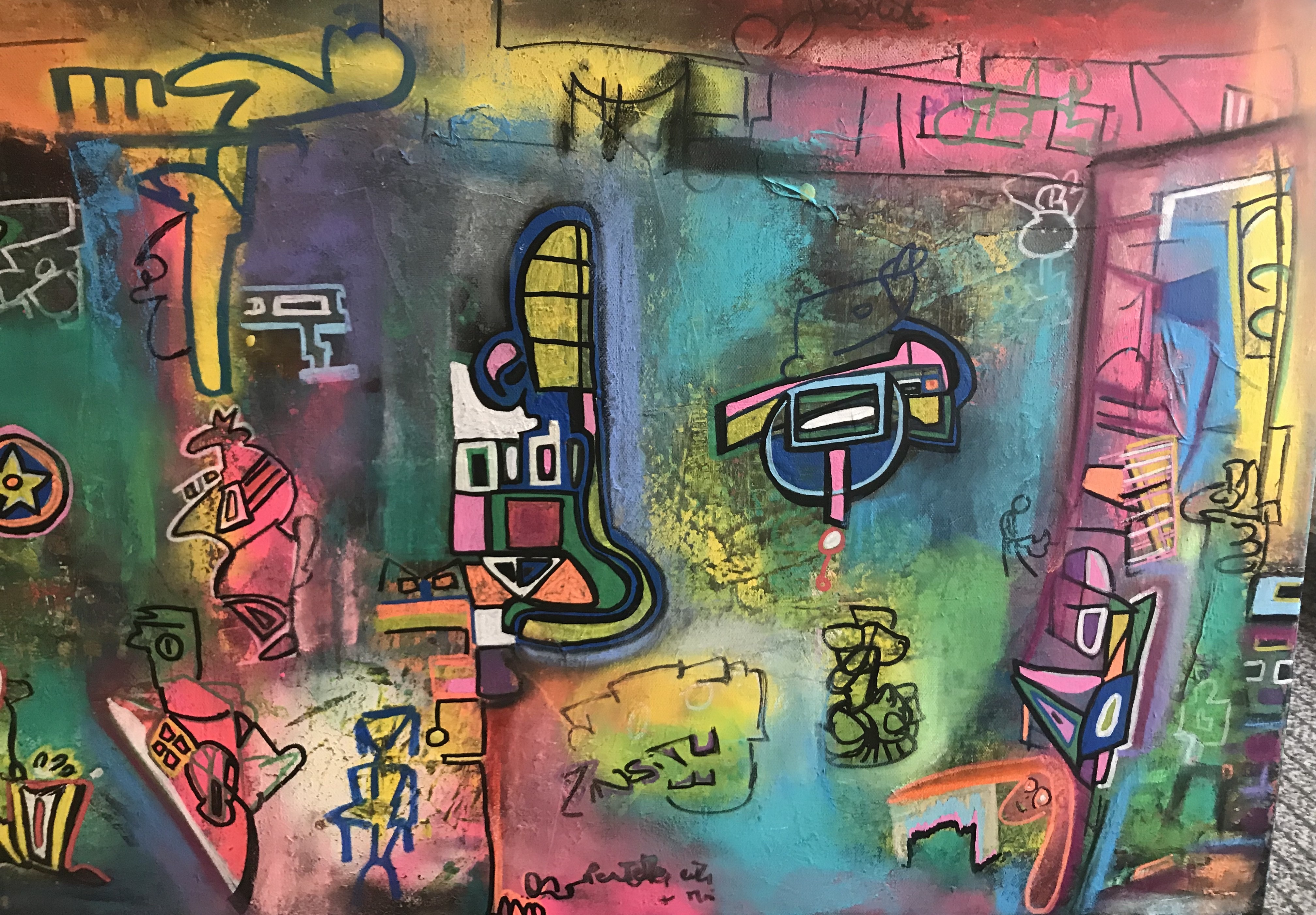 Muriel Deumie, Tag in the street Muriel Deumie, Tag in the street
