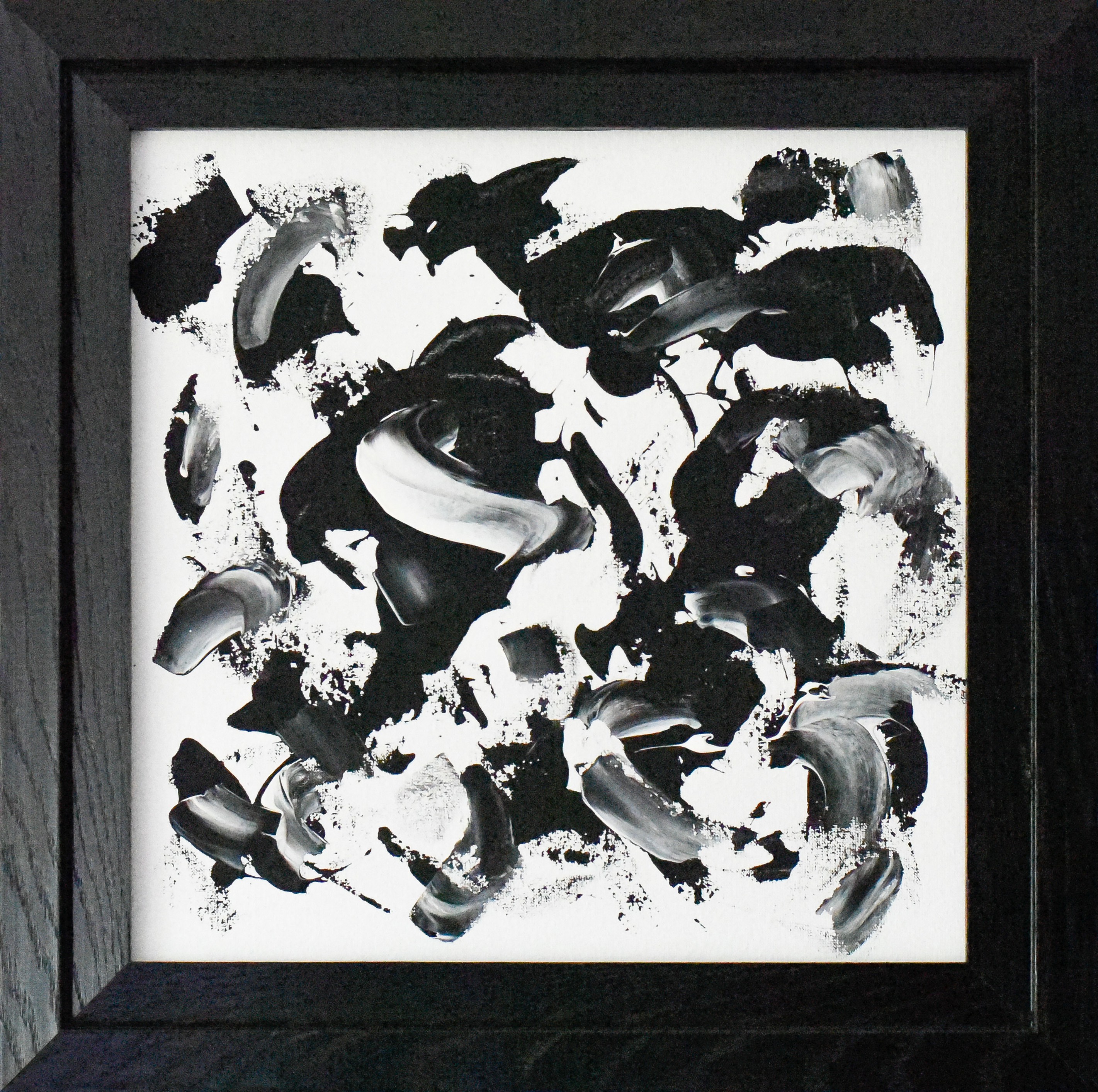 Gina Vor, Black And White Abstract No. 1 - Noir et Blanc Abstrait Gina Vor, Black And White Abstract No. 1 - Noir et Blanc Abstrait
