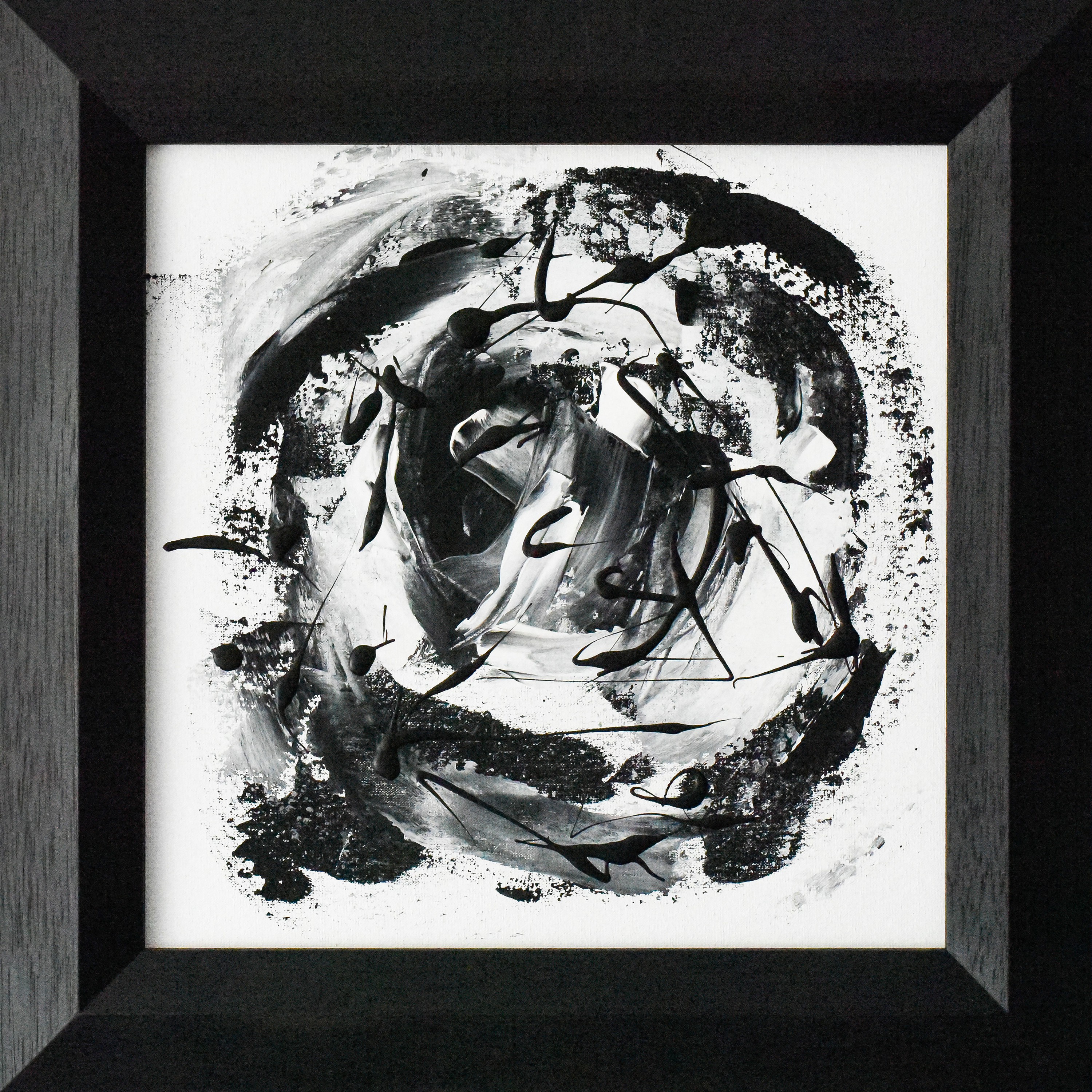 Gina Vor, Black And White Abstract No. 3 - Noir et Blanc Abstrait Gina Vor, Black And White Abstract No. 3 - Noir et Blanc Abstrait