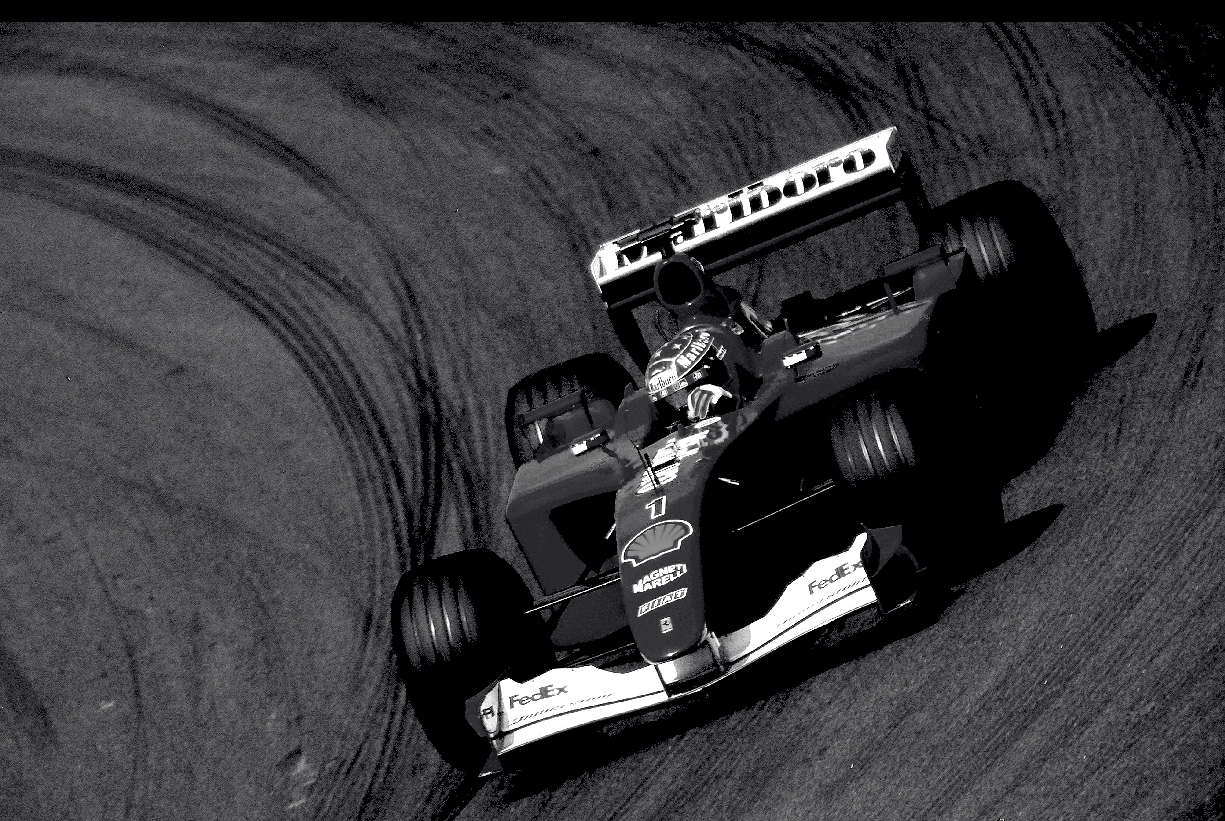 Dominique Leroy, Michael Schumacher. Ferrari. Brésil Dominique Leroy, Michael Schumacher. Ferrari. Brésil