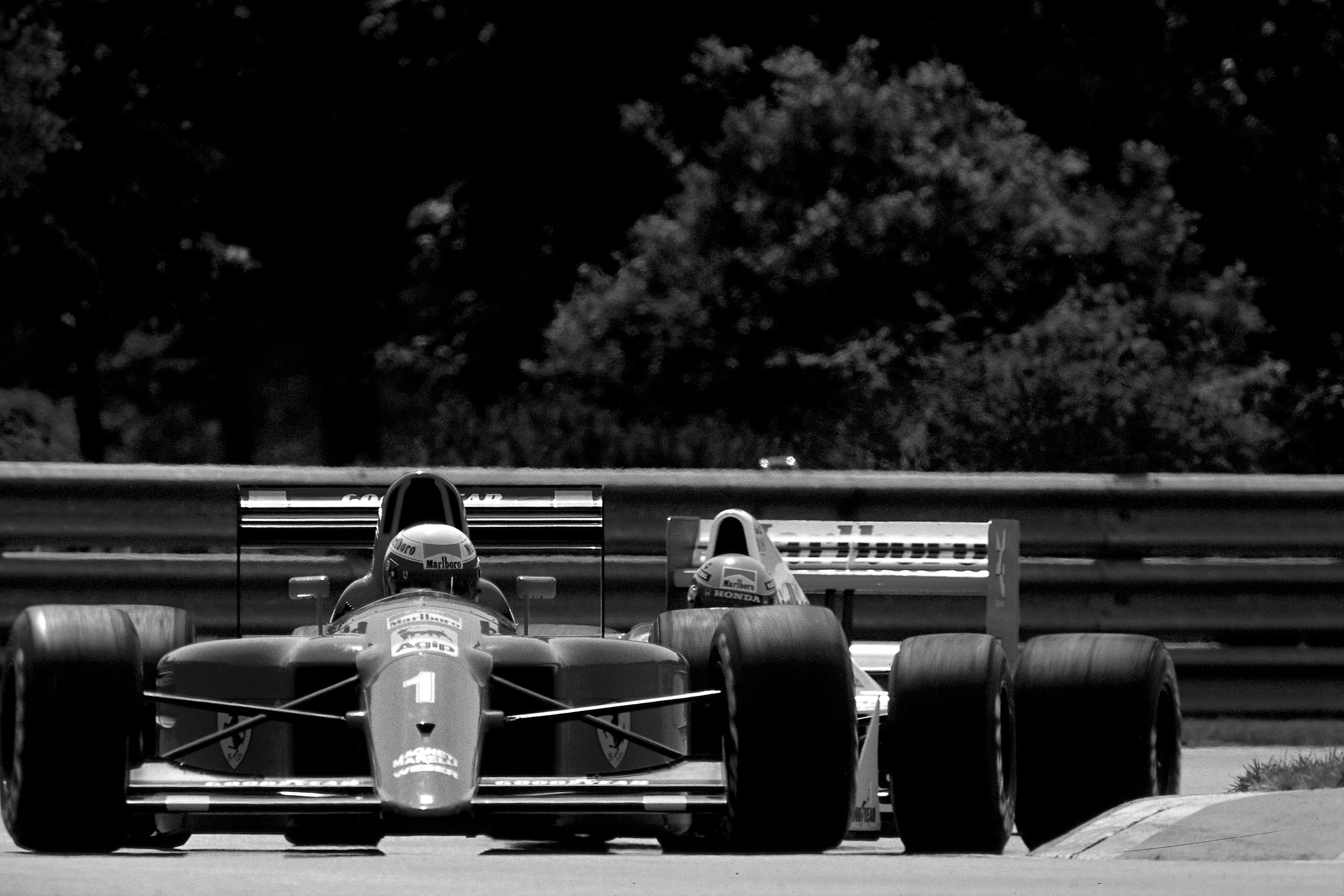 Dominique Leroy, Bataille Ayrton Senna et Alain Prost Dominique Leroy, Bataille Ayrton Senna et Alain Prost