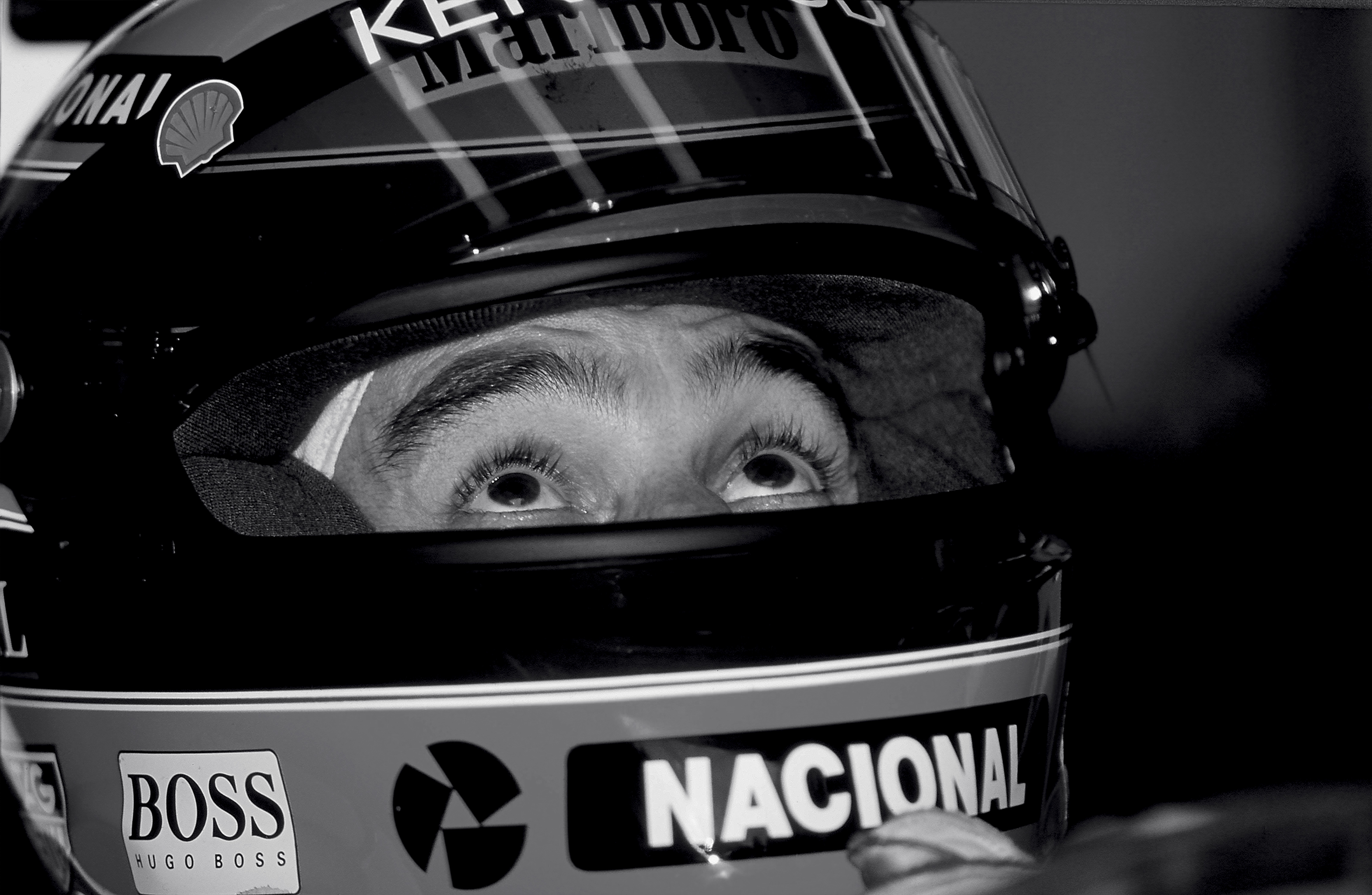 Dominique Leroy, Regard fixe pour Ayrton Senna. F1 Dominique Leroy, Regard fixe pour Ayrton Senna. F1