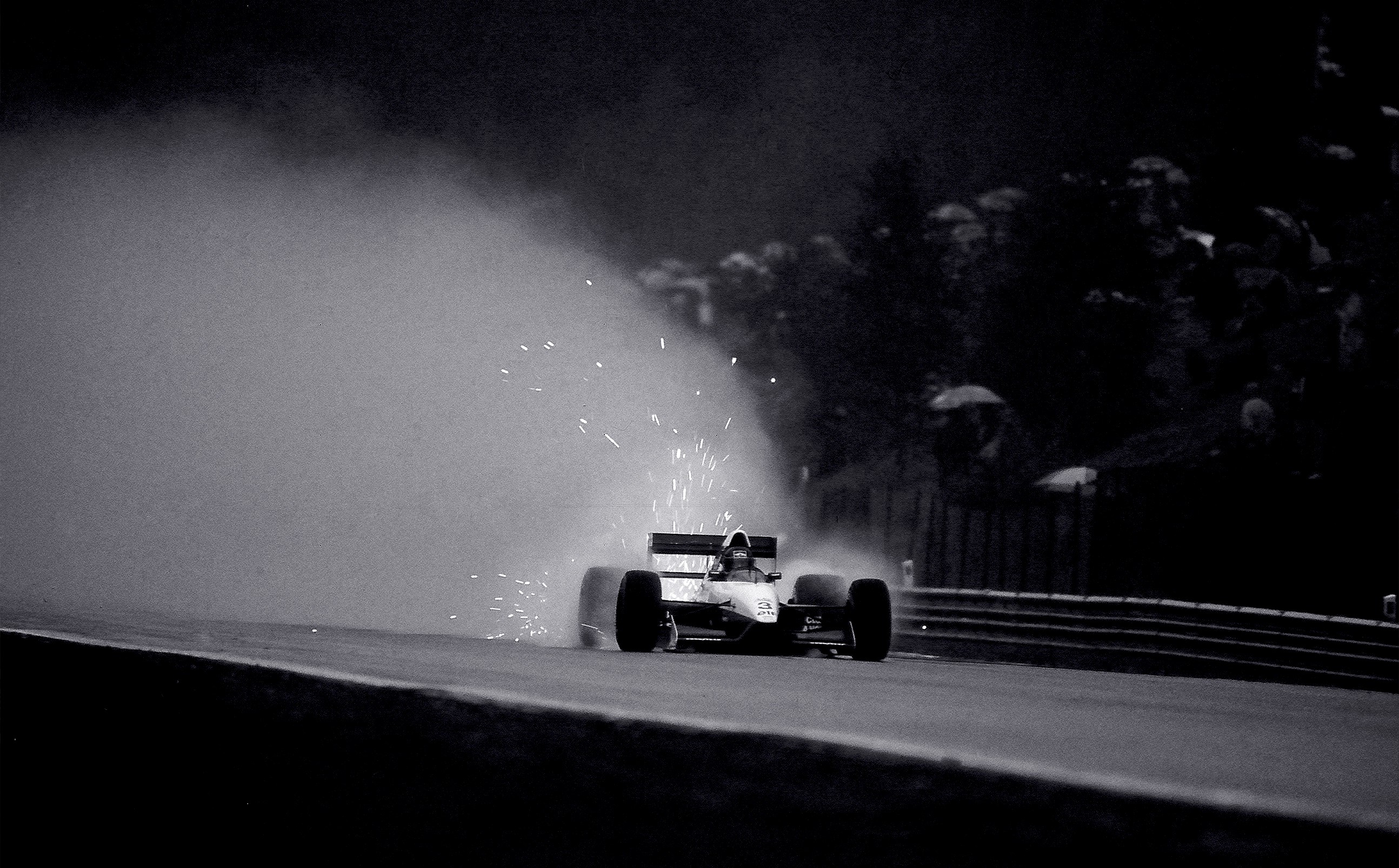 Dominique Leroy, Olivier Grouillard. Tyrrell. Spa Francorchamps. Belgique Dominique Leroy, Olivier Grouillard. Tyrrell. Spa Francorchamps. Belgique