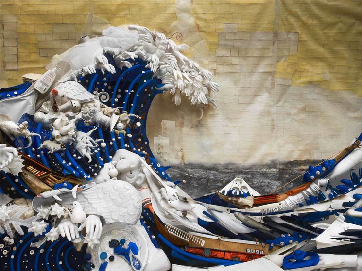 La Grande Vague de Kanagawa - Œuvre encadrée
