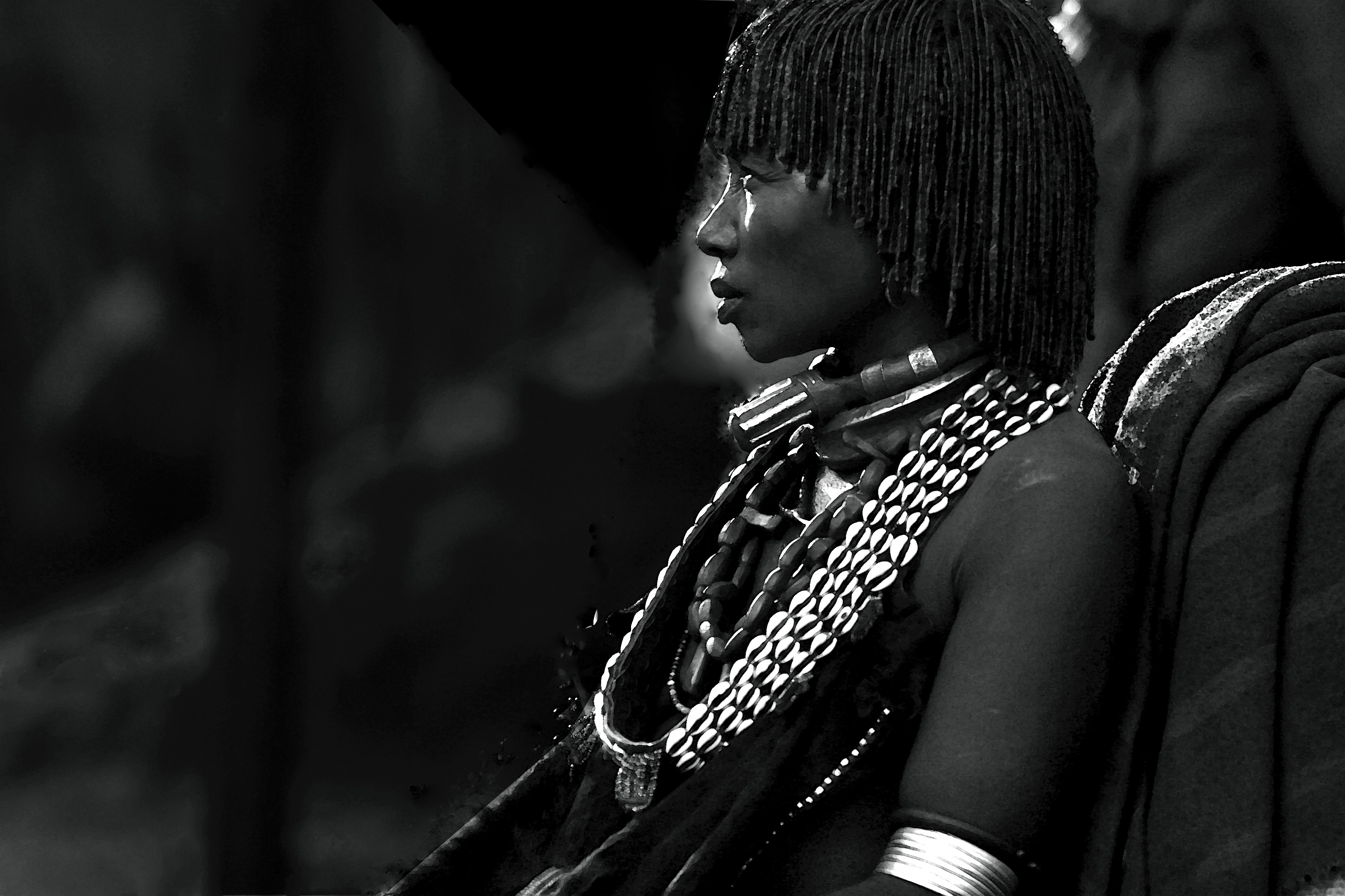 Dominique Leroy, Femme Hamer. Marché. Ethiopie Dominique Leroy, Femme Hamer. Marché. Ethiopie