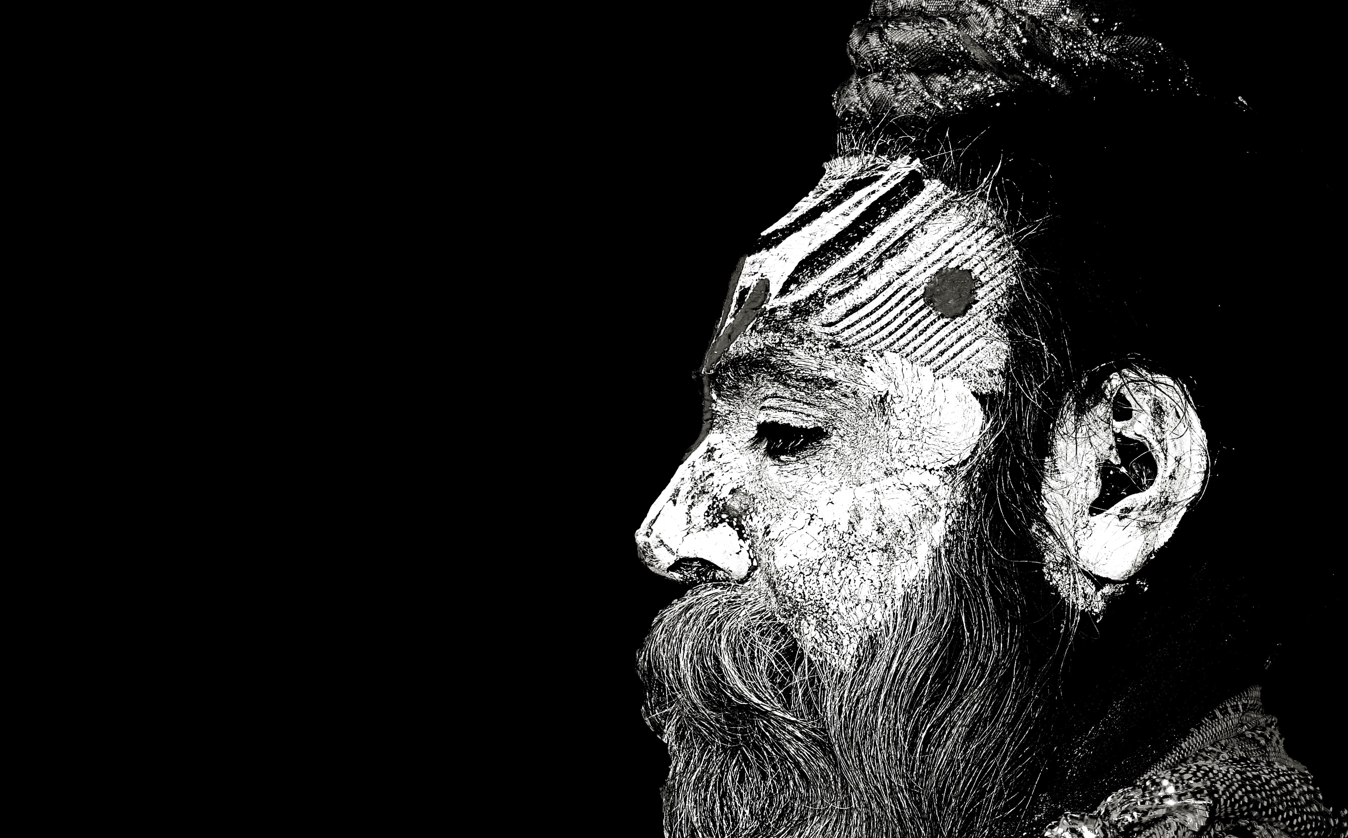 Dominique Leroy, Sadhus sur les ghats de Varanassi. Inde 1 Dominique Leroy, Sadhus sur les ghats de Varanassi. Inde 1