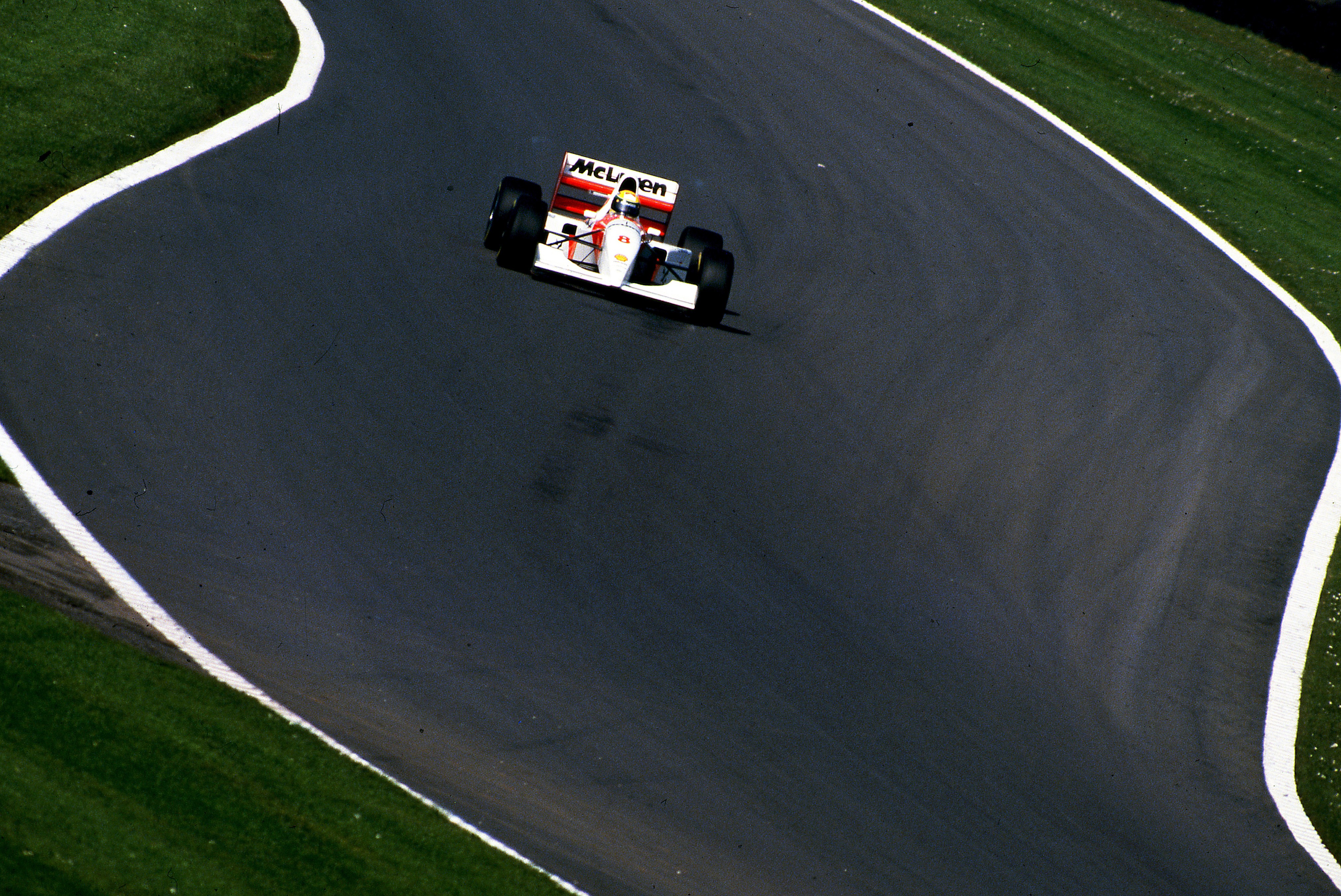 Dominique Leroy, Ayrton Senna. Donington. MacLaren. F1 Dominique Leroy, Ayrton Senna. Donington. MacLaren. F1