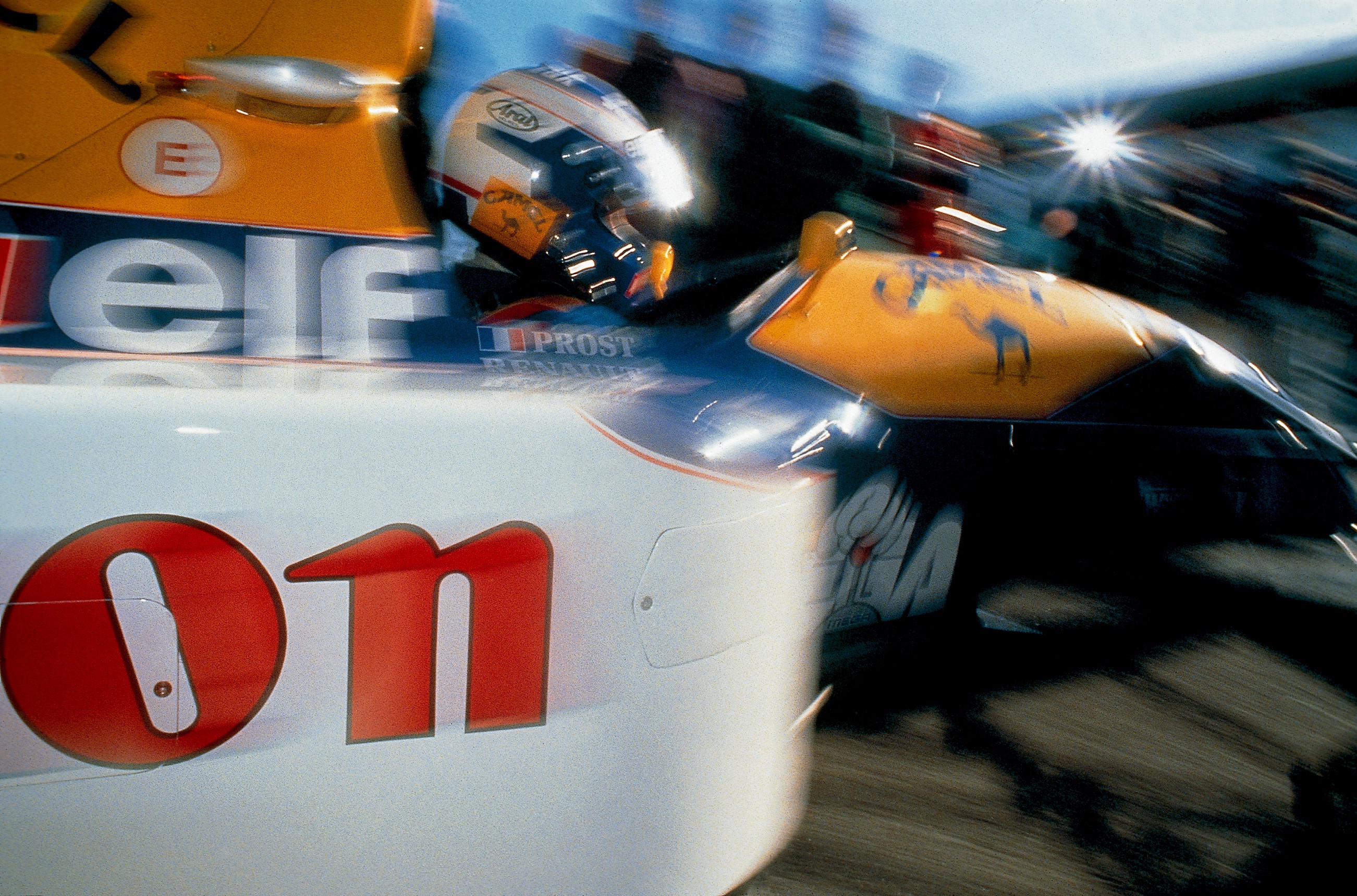 Dominique Leroy, Alain Prost. Williams. Estoril. Portugal Dominique Leroy, Alain Prost. Williams. Estoril. Portugal