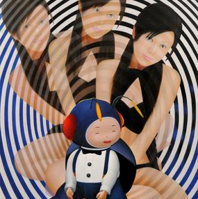 Pintura, BLACK CIRCLES : LOLITA’S SYMPHONY FOR OBSIDIAN CHERUB, Saori Nakamishi