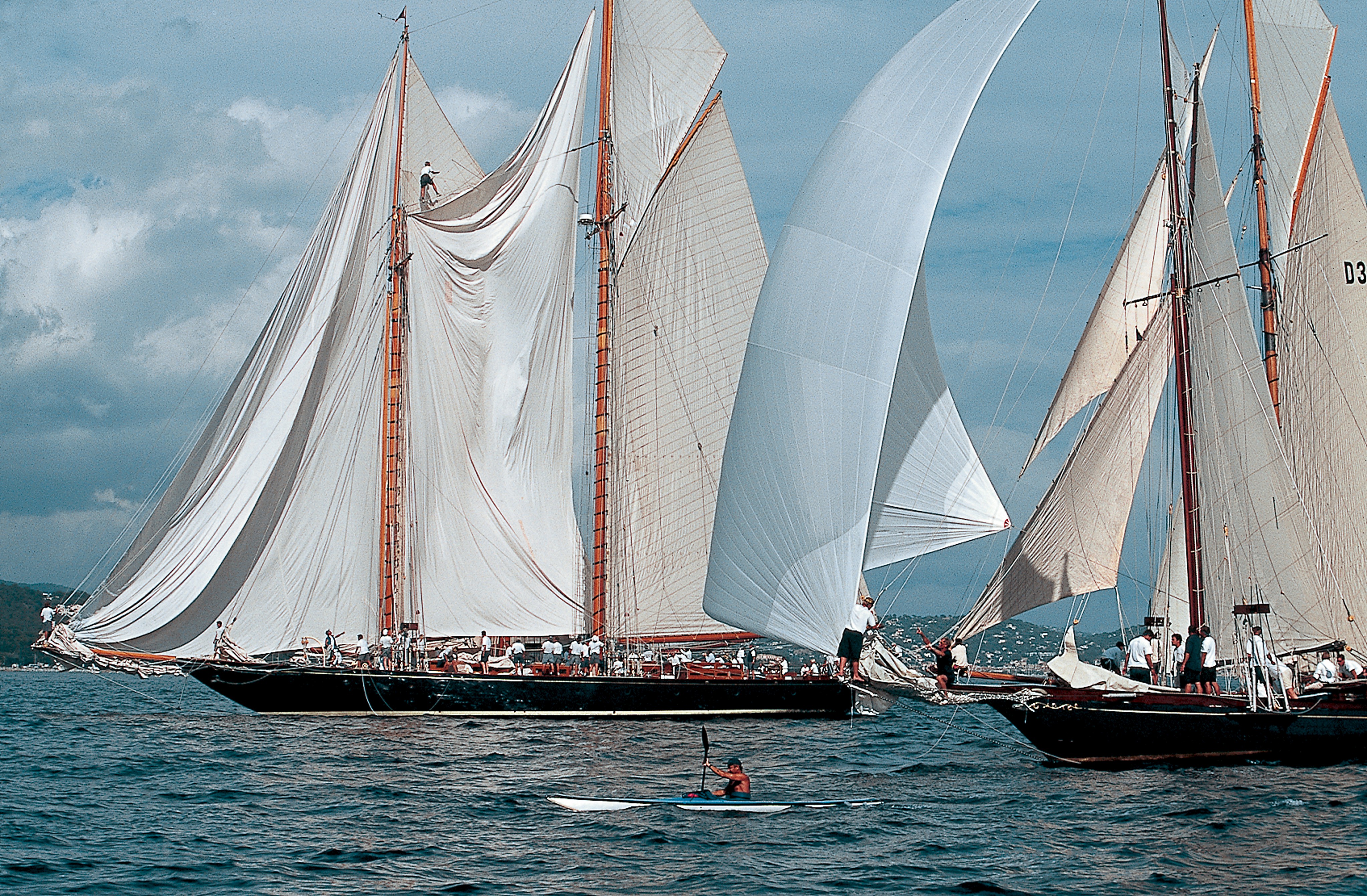 Dominique Leroy, Grands et petits. Voiles d'Antibes. Dominique Leroy, Grands et petits. Voiles d'Antibes.
