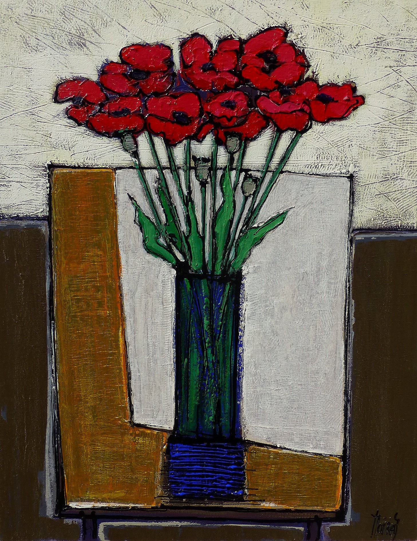 Jean Moiras, Les pavots Jean Moiras, Les pavots