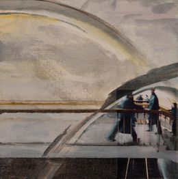 Peinture, Traversée / Moscou., Eva Bodinet