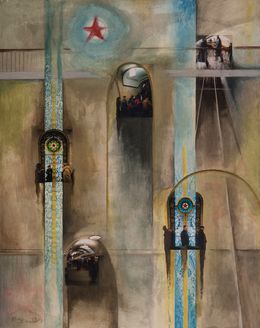 Peinture, M5 Novoslobodskaia  Moscou, Eva Bodinet