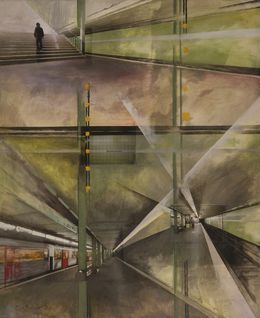 Peinture, U2 Emilien / Hambourg, Eva Bodinet