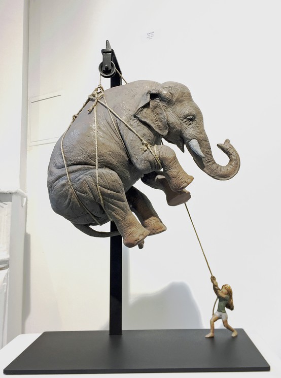 Escultura de Elefante « Viva la Vida » - Símbolo de alegría en