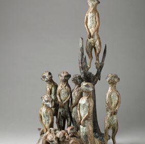 Sculpture, Suricates, Saint-Cast