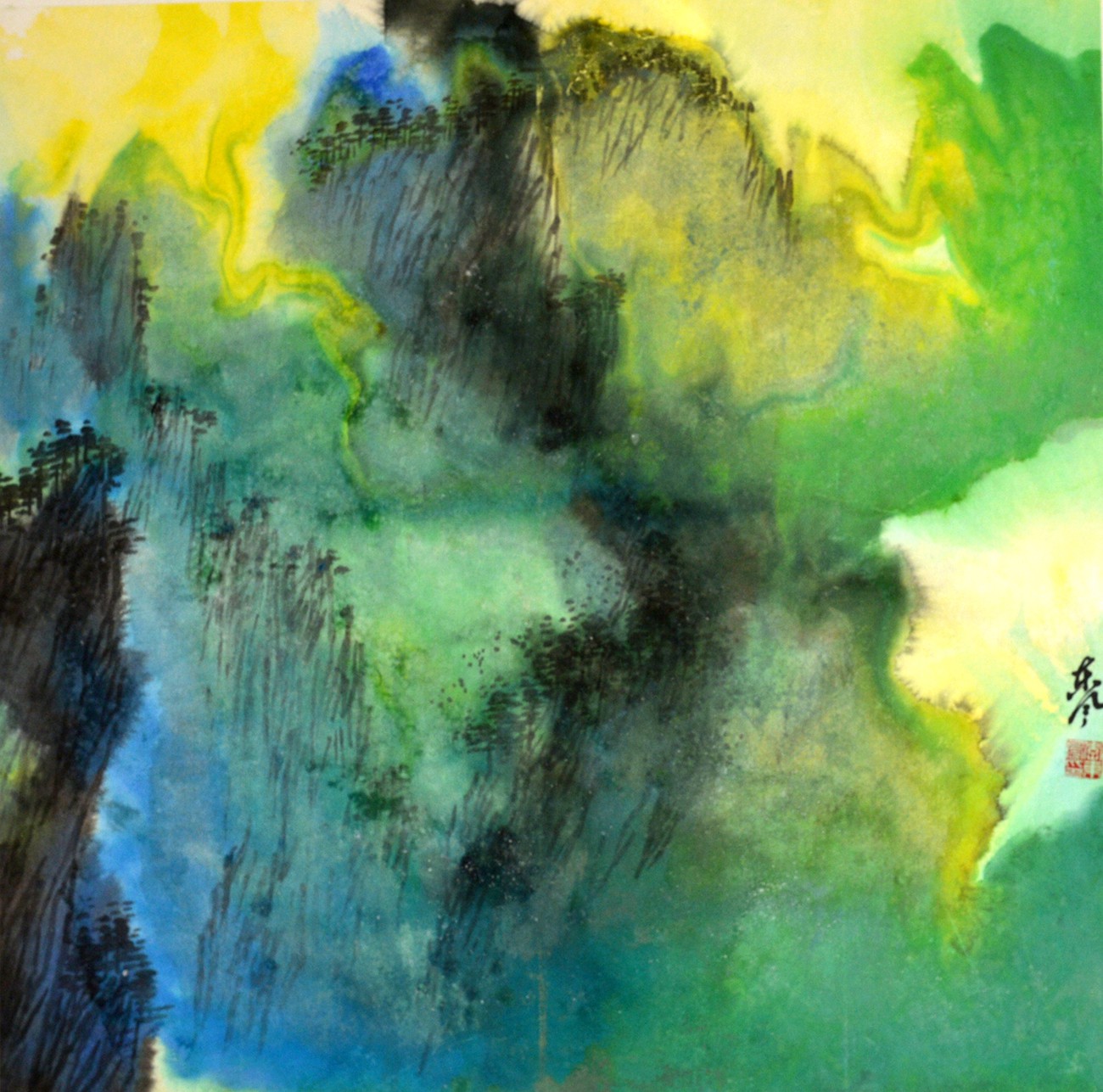Li Dongfeng, Landscape sketch 75 Li Dongfeng, Landscape sketch 75