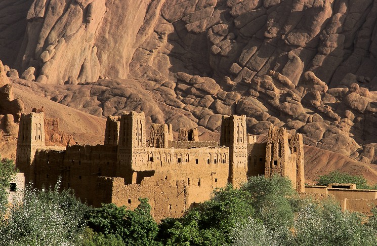 Dominique Leroy, Kasbah Taourit. Grand sud marocain, Fotografia su Dibond