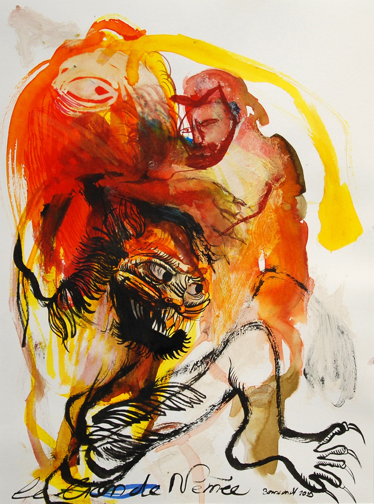 Jérôme Bouscarat, Le lion de Némée Jérôme Bouscarat, Le lion de Némée