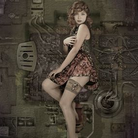 Fotografien, Industrial PinUp - 1, Caz In The Machine